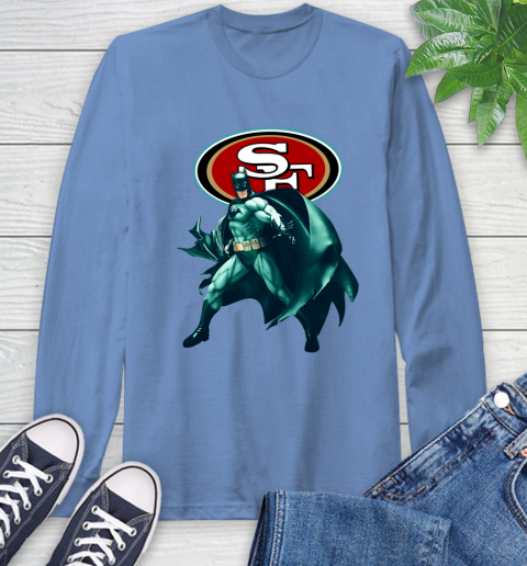 NFL Batman Football Sports San Francisco 49ers Long Sleeve T-Shirt 11