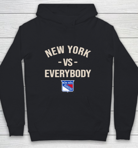 New York Rangers Vs Everybody Youth Hoodie