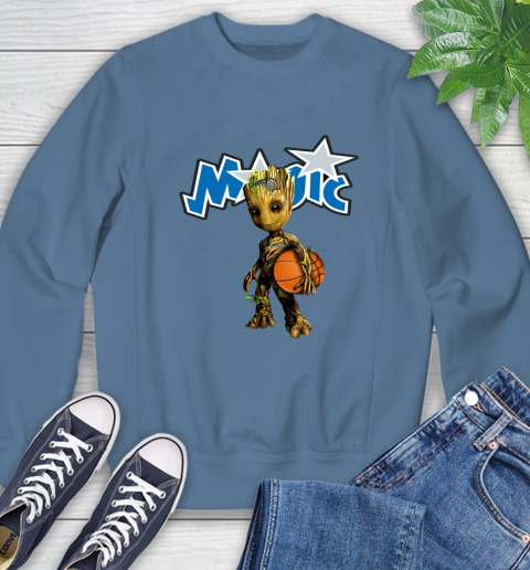 Orlando Magic NBA Basketball Groot Marvel Guardians Of The Galaxy Sweatshirt 7