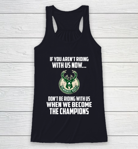 NBA Milwaukee Bucks Basketball We Become The Champions Racerback Tank 7