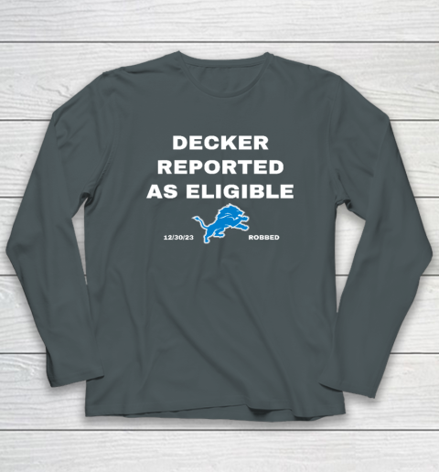 Decker Reported As Eligible Long Sleeve T-Shirt 3