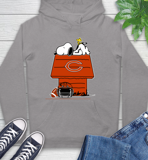 Chicago Bears NFL Football Snoopy Woodstock The Peanuts Movie Hoodie 6