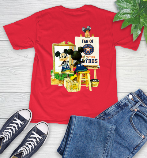 MLB Baseball Houston Astros Mickey Drawing Shirt 12