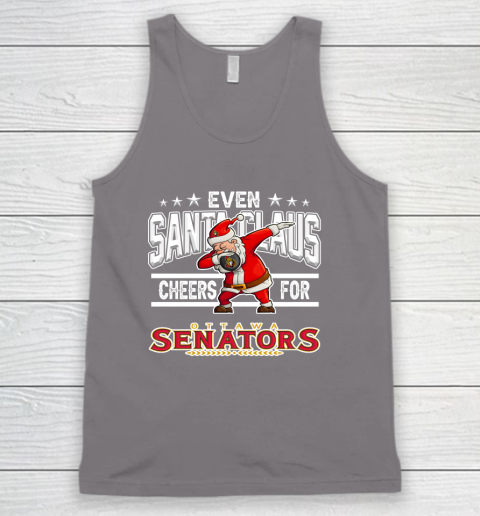Ottawa Senators Even Santa Claus Cheers For Christmas NHL Tank Top 6