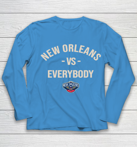 New Orleans Pelicans Vs Everybody Youth Long Sleeve 5