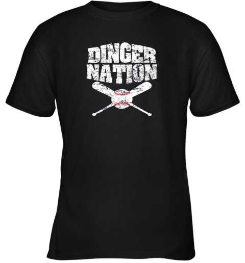 Dinger Nation Baseball Youth T-Shirt