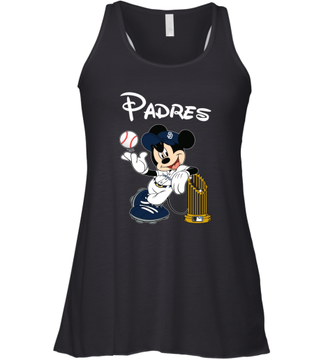 San Diego Padres Mickey Taking The Trophy Mlb 2019 Racerback Tank