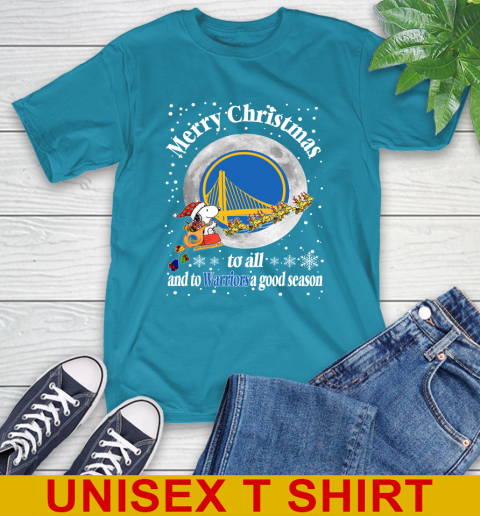 Golden State Warriors Merry Christmas To All And To Warriors A Good Season NBA Basketball Sports T-Shirt 9