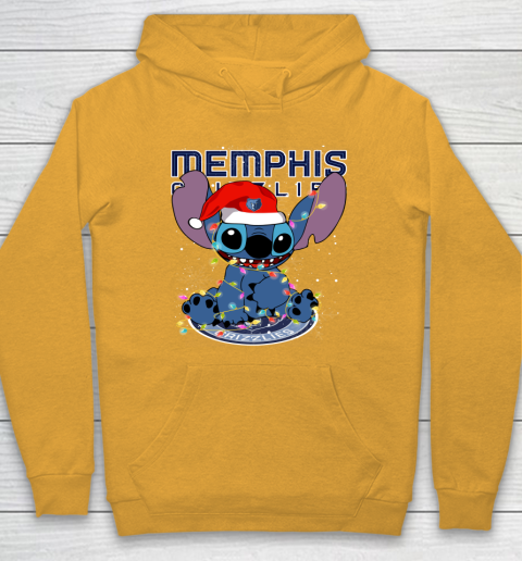 Memphis Grizzlies NBA noel stitch Basketball Christmas Hoodie 2