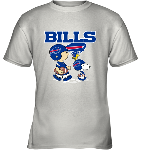 Buffalo Bills Let's Play Football Together Snoopy NFL Youth T-Shirt
