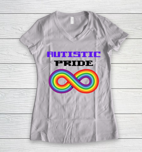 Autism Awareness Autistic Pride Special Women's V-Neck T-Shirt