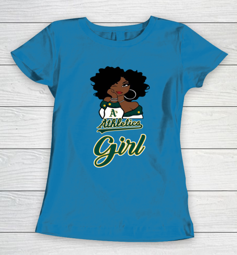 Oakland Athleticss Girl MLB Women's T-Shirt 8