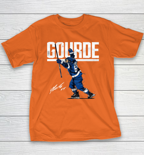 Yanni Gourde For Tampa Bay Lightning Fans Youth T-Shirt 4