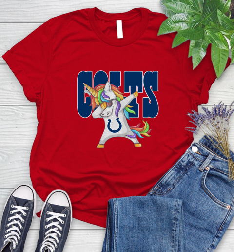 Indianapolis Colts NFL Football Funny Unicorn Dabbing Sports Women's T-Shirt 10 Indianapolis Colts NFL Football Funny Unicorn Dabbing Sports Women's T-Shirt - Image 10