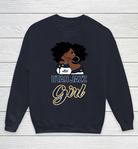 Utah Jazz Girl NBA Youth Sweatshirt 3