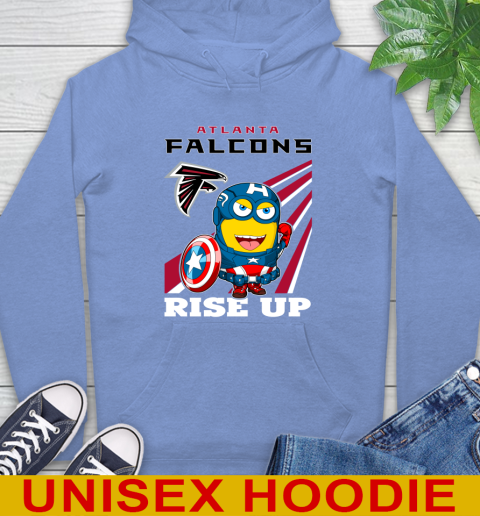 NFL Football Atlanta Falcons Captain America Marvel Avengers Minion Shirt Hoodie 11