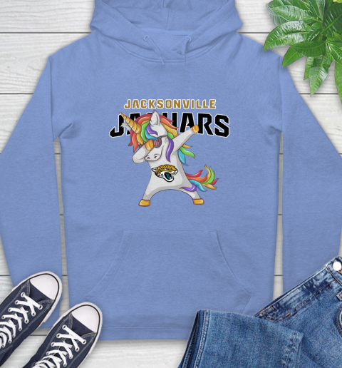 Jacksonville Jaguars NFL Football Funny Unicorn Dabbing Sports Hoodie 11