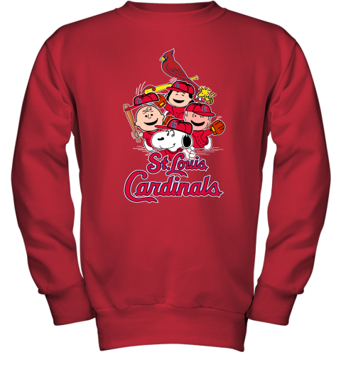 Charlie Brown And Snoopy Playing Baseball St. Louis Cardinals Mlb 2023 T- shirt,Sweater, Hoodie, And Long Sleeved, Ladies, Tank Top