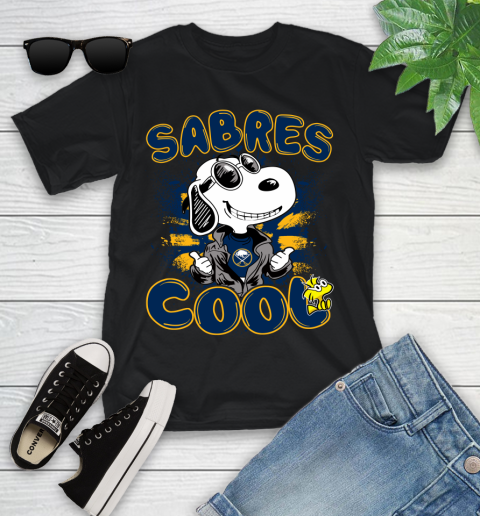 NHL Hockey Buffalo Sabres Cool Snoopy Shirt Youth T-Shirt