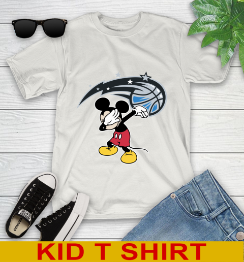 Orlando Magic NBA Basketball Dabbing Mickey Disney Sports Youth T-Shirt 12