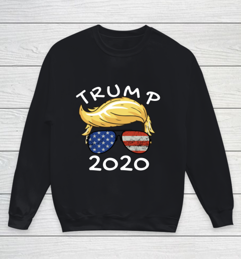 Trump 2020 Awesome Retro American Style Trump 2020 Gift Youth Sweatshirt