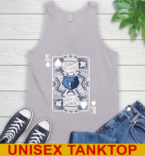 Memphis Grizzlies NBA Basketball The King Of Spades Death Cards Shirt Tank Top 3
