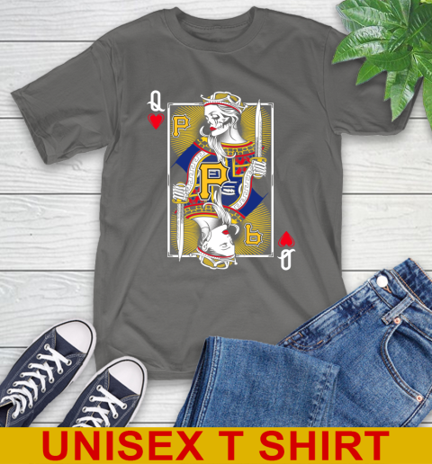 MLB Baseball Pittsburgh Pirates The Queen Of Hearts Card Shirt T-Shirt - Image 11