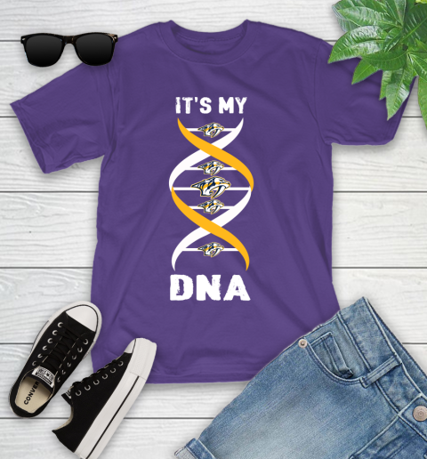Nashville Predators NHL Hockey It's My DNA Sports Youth T-Shirt 3