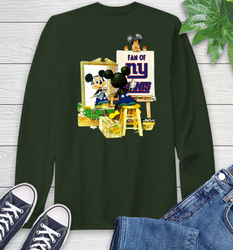 NFL Football New York Giants Mickey Drawing Shirt 59