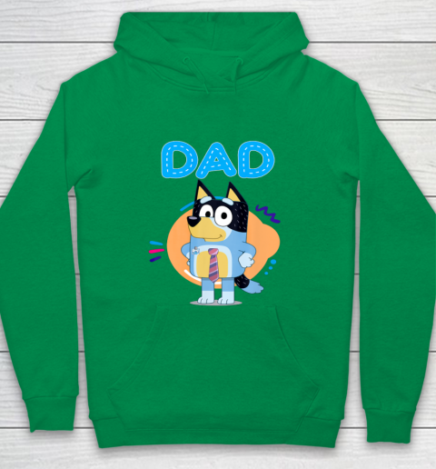 Bluey Dad Lover Forever Father's Day Youth Hoodie 6