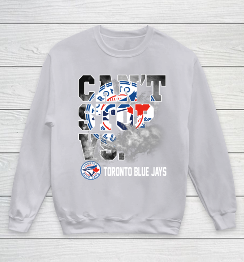 MLB Toronto Blue Jays Baseball Can't Stop Vs Blue Jays Youth Sweatshirt 3