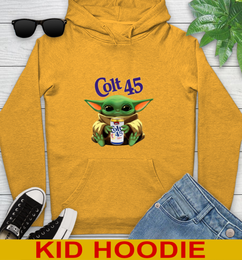 Star Wars Baby Yoda Hugs Colt 45 Beer Shirt 136