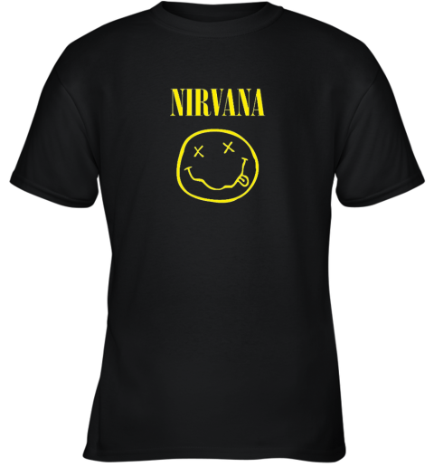 Nirvana Yellow Smiley Face Youth T-Shirt