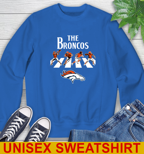 NFL Football Denver Broncos The Beatles Rock Band Shirt Sweatshirt 11