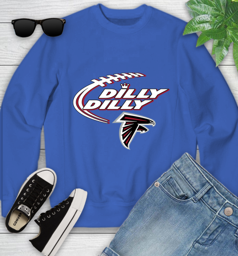 NFL Atlanta Falcons Dilly Dilly Football Sports Youth Sweatshirt 8