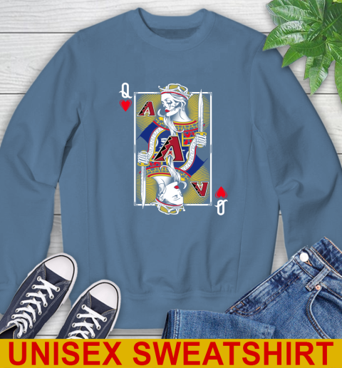 MLB Baseball Arizona Diamondbacks The Queen Of Hearts Card Shirt Sweatshirt 10