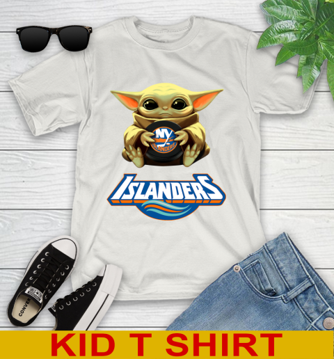 NHL Hockey New York Islanders Star Wars Baby Yoda Shirt 112