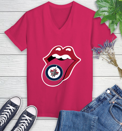 Winnipeg Jets NHL Hockey Lips I Root For My Team Adoring Fan 85