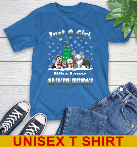 Christmas Just a girl who love old english sheepdogs dog pet lover 11