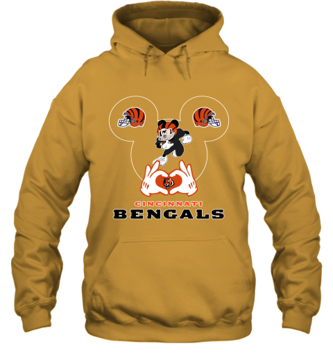 NFL Cincinnati Bengals Disney Number Mickey Mouse shirt, hoodie, sweater,  long sleeve and tank top