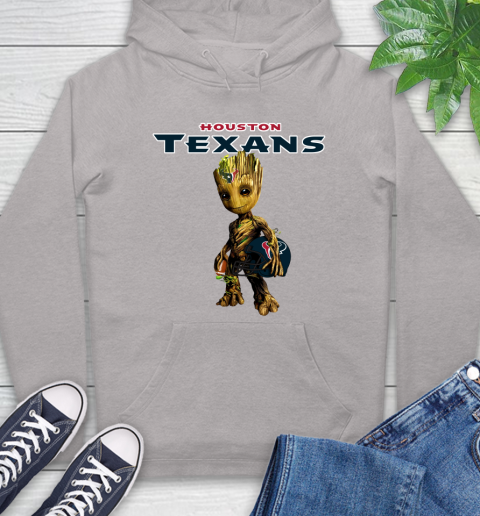 Houston Texans NFL Football Groot Marvel Guardians Of The Galaxy Hoodie 12