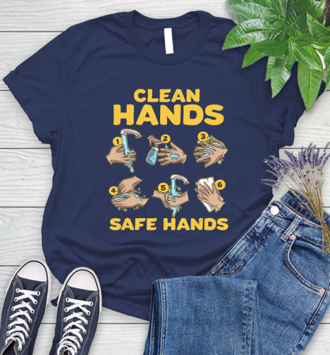 Nurse Shirt Washing Clean Hands Safe Hand Hygiene Wash Save T Shirt Women's T-Shirt 12