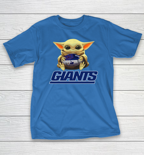 NFL Football New York Giants Baby Yoda Star Wars T-Shirt 9