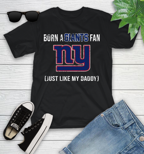 NFL New York Giants Football Loyal Fan Just Like My Daddy Shirt Youth T-Shirt