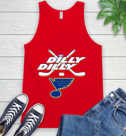 NHL St.Louis Blues Dilly Dilly Hockey Sports Tank Top 6