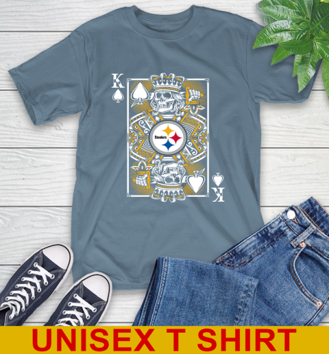 Pittsburgh Steelers NFL Football The King Of Spades Death Cards Shirt T-Shirt 8