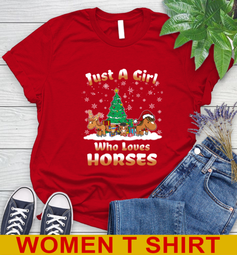 Christmas Just a girl who love horse 236