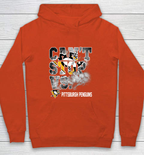 NHL Pittsburgh Penguins Hockey Can't Stop Vs Youth Hoodie 3