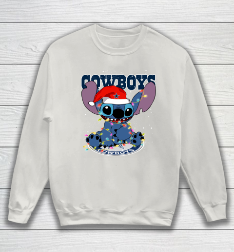 Dallas Cowboys NFL Football noel stitch Christmas Sweatshirt 8