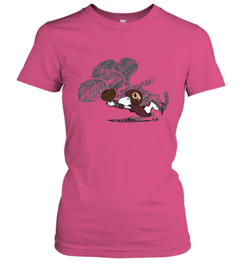 tcep washington redskins snoopy plays the football game ladies t shirt 20 front heliconia